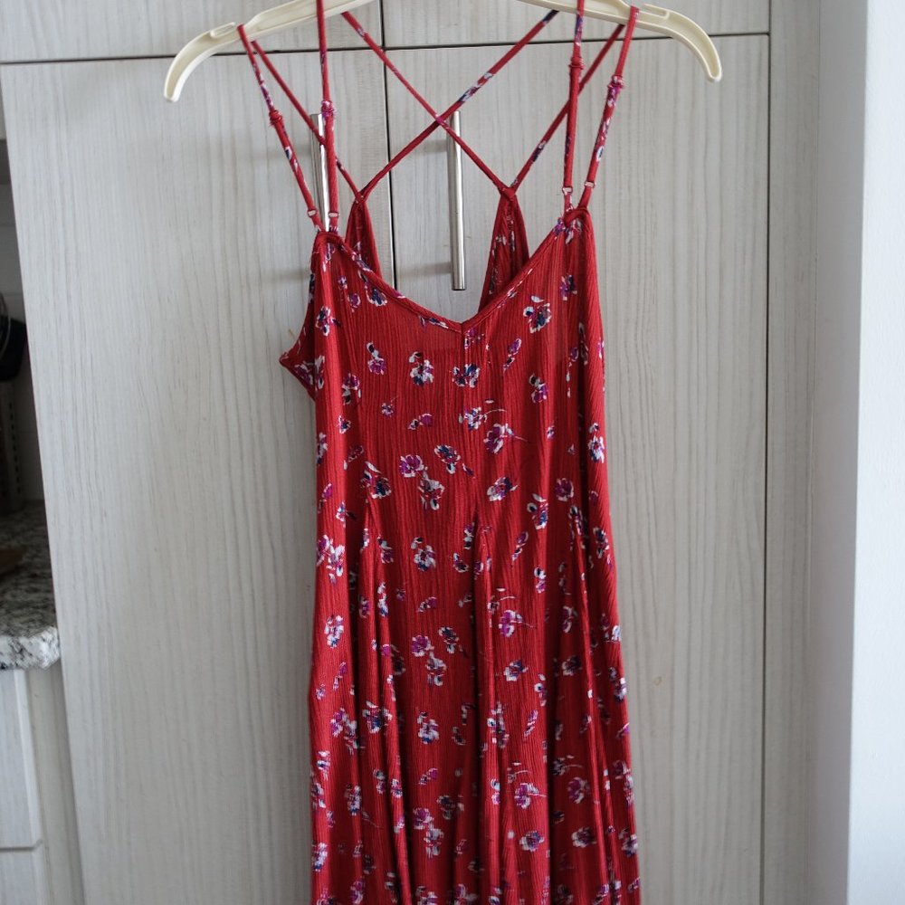 American Eagle Floral Skater Dress